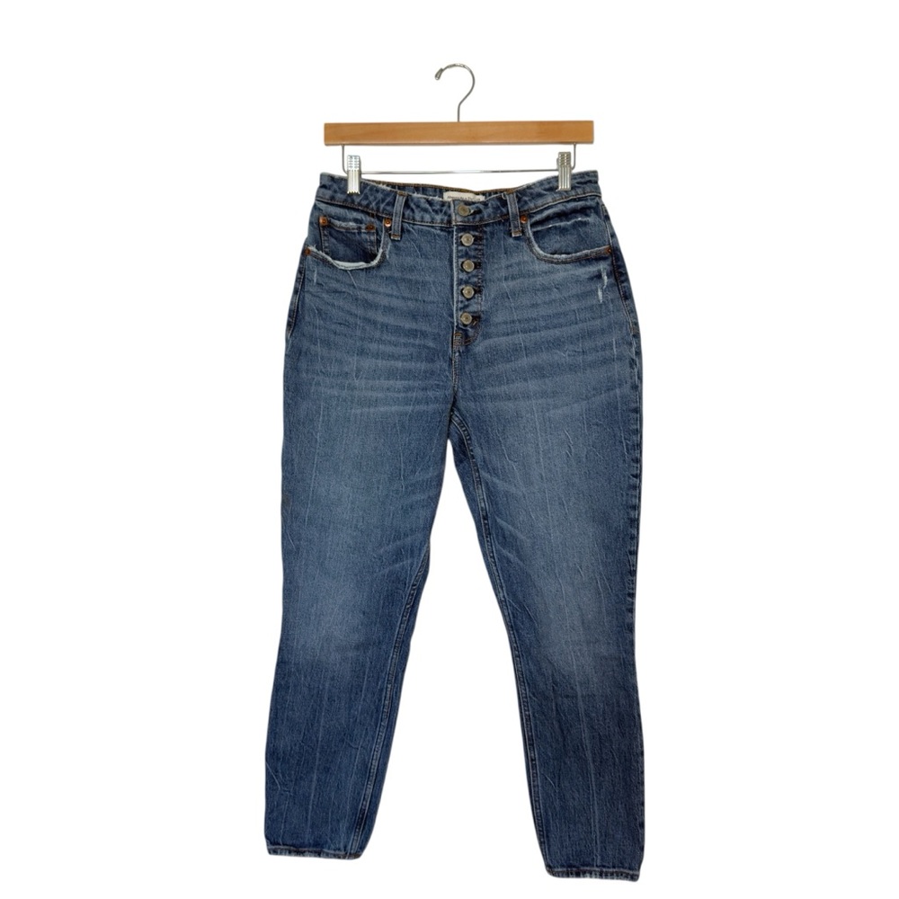 Abercrombie & Fitch The Skinny‎ High Rise Curve Love Button Fly Jeans Size 29